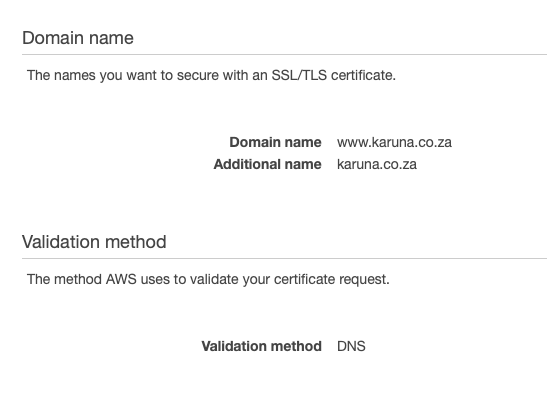 ACM Certificates