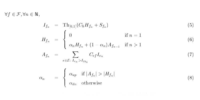 emotion learning equations