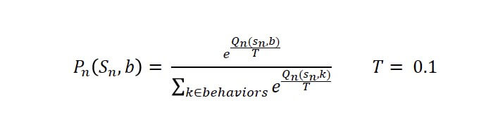 agent behavior selection