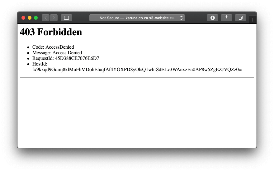 S3 Access Denied