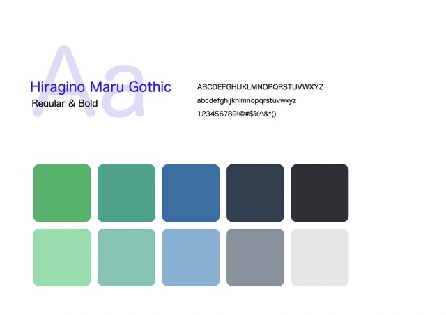 Brand colour palette