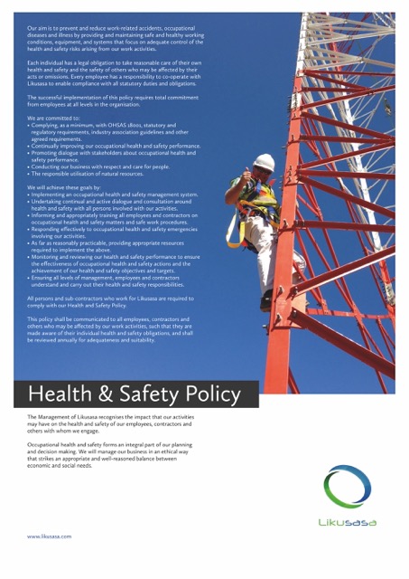 Safety Policy