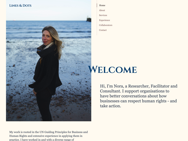 Lines & Dots personal website