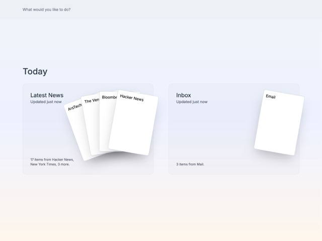 Overview Cards