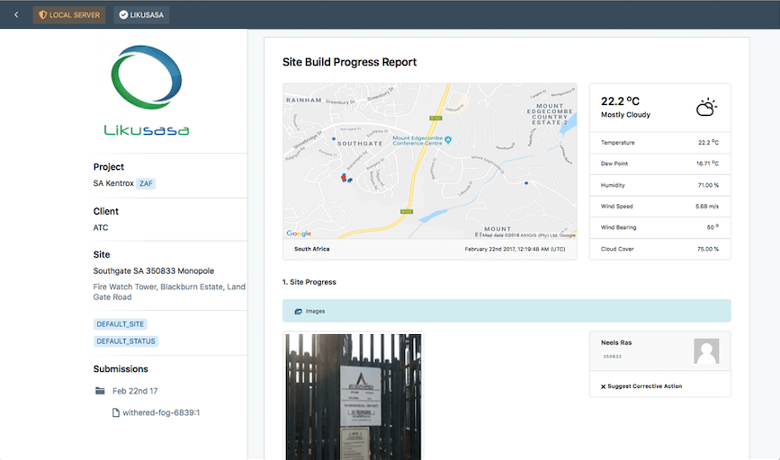 Site Report