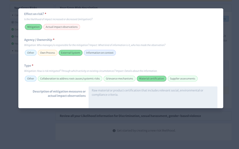 Risk Mitigations