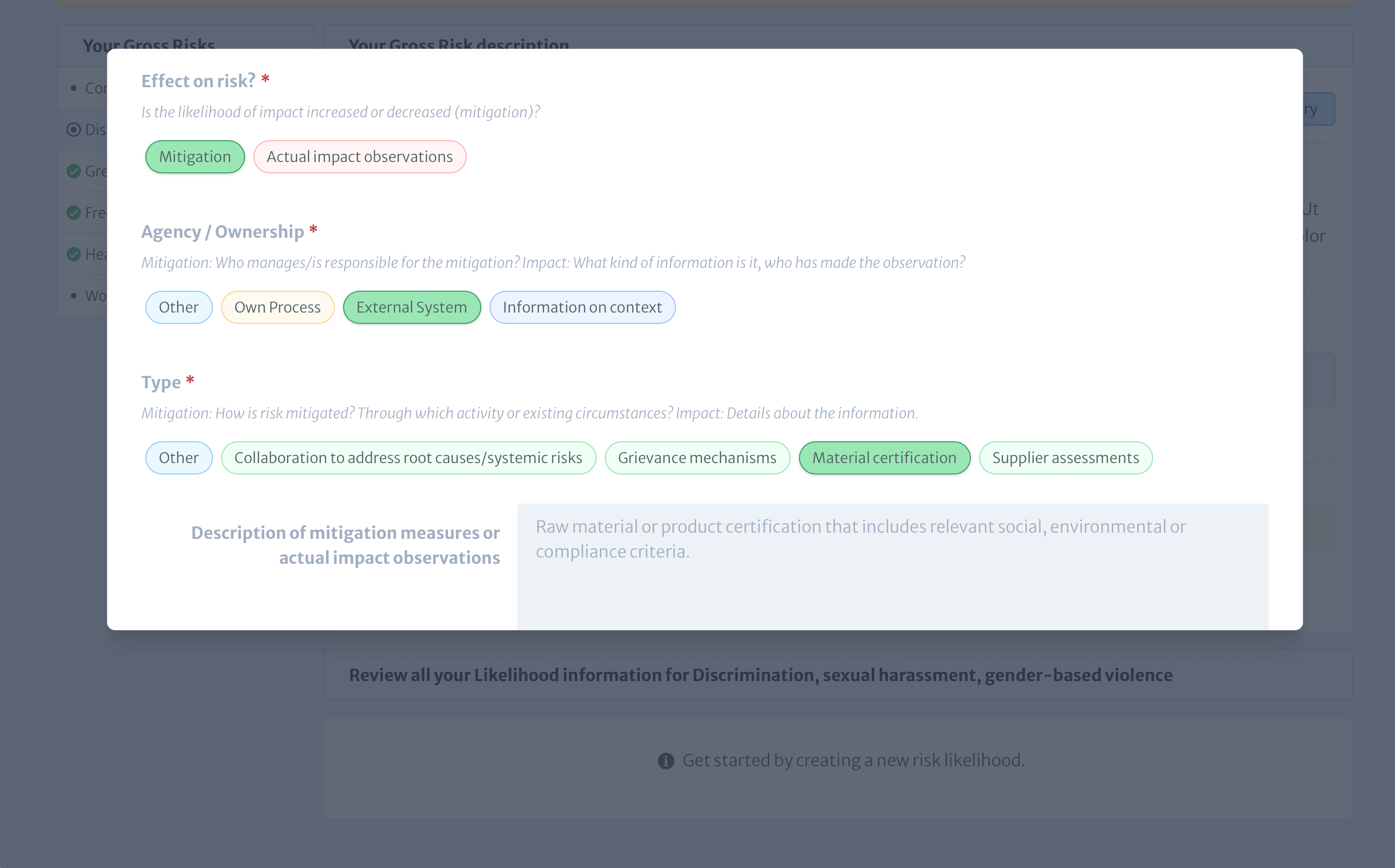 Risk Mitigations